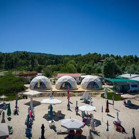 Luxusní stan Paliouri Luxury Domes Paliouri